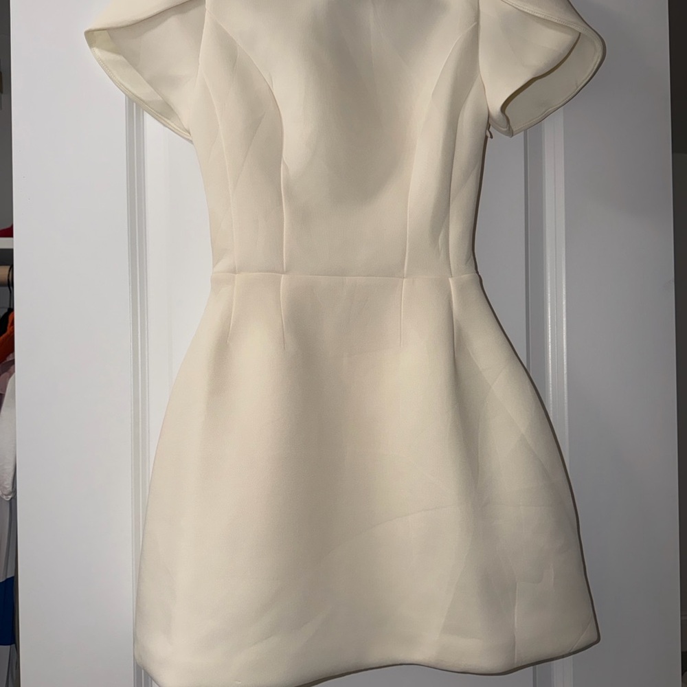 Fashion Nova Cream Mini Dress